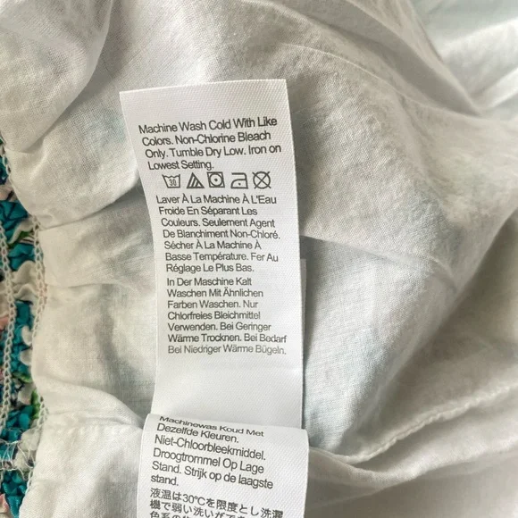 J. Crew Factory Smocked Tiered Floral Mini skirt , medium - Picture 8 of 12